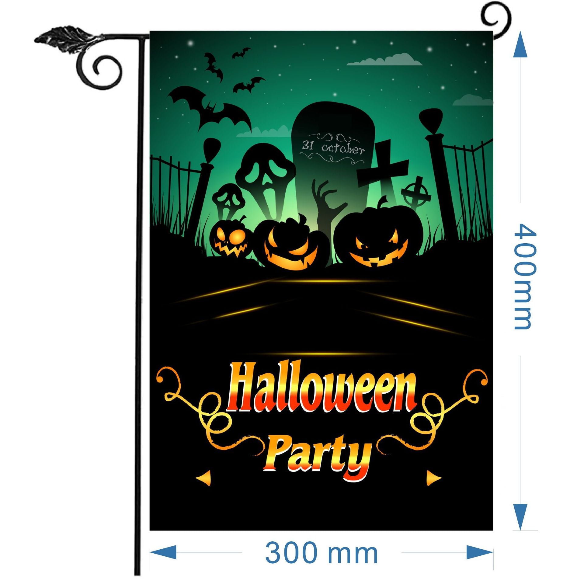 Wholesale Christmas garden flag linen print outdoor small flag yard decoration flag